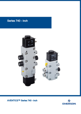 AVENTICS 740-INCH CATALOG 740 INCH SERIES: 5/2-DIRECTIONAL VALVES